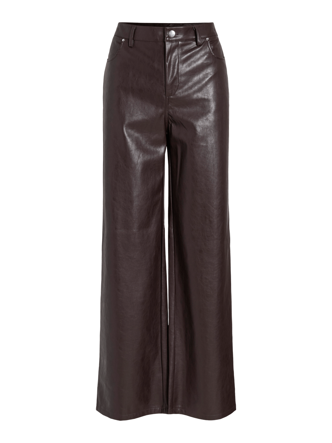 VIELANA Trousers - Coffee Bean - VERO MODA & VILA Bergvik